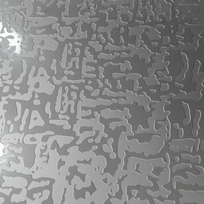 Plats gravés à l'eau-forte par métal d'Inox de la tôle d'acier de Rose Gold Black Colored Stainless de miroir 304