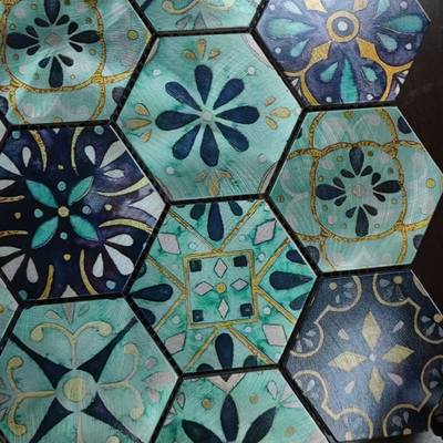 304 et 201 de qualité en acier inoxydable mosaïque carreaux pour club de nuit design durable