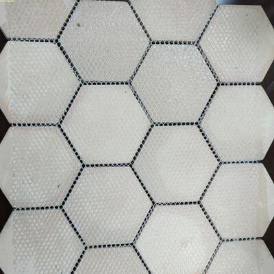 Bon prix Tuile de mosaïque d'hexagone d'acier inoxydable pour la salle de bains Backsplash en ligne