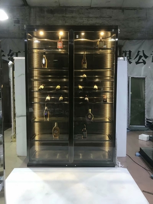 Meubles pliables de salon de barre de 316 d'acier inoxydable Cabinets de vin