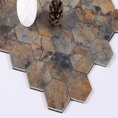 Carreaux de mosaïque en acier inoxydable de taille personnalisée pour la conception intérieure de restaurants