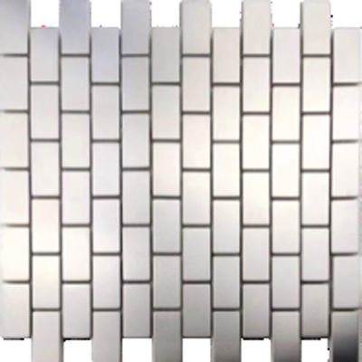Bon prix Mosaïque carrée en métal pour Backsplash de salle de bains Backsplash en ligne