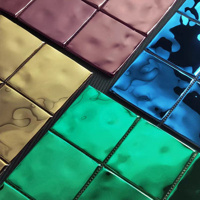 Bon prix autocollant de mur de mosaïque de tuile de l'acier inoxydable 430 304 pour l'adhésif de cuisine en ligne