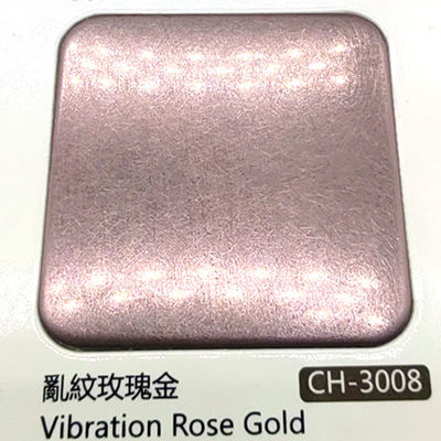 Bon prix 304 couleur or rose vibration brossé finition tôle d'acier inoxydable avec nano revêtement en ligne