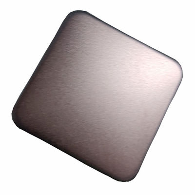 Bon prix Feuille inoxydable de plaque d'acier 4X8 Rose Gold Color Bead Blasted de finition décorative d'AISI pour la décoration intérieure en ligne
