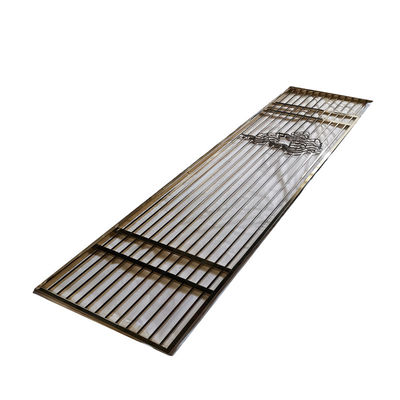 Bon prix 304 Fabricant personnalisé en métal haut de gamme Écran en acier inoxydable Décoration intérieure Lobby Partition en ligne