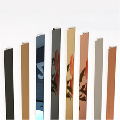 Bon prix 2000mm Longueur de la brosse métallique de la tuile en acier inoxydable Trim en forme de U Décoration de l'ascenseur en ligne