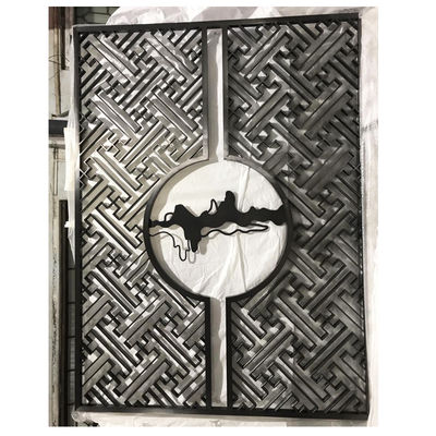 Bon prix Parement d'écran en acier inoxydable de couleur noire pour la décoration intérieure en ligne