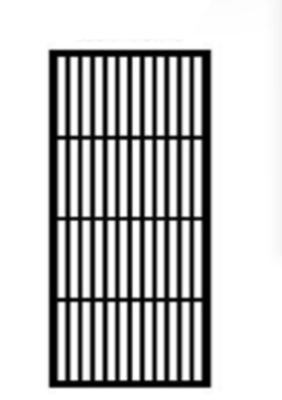 Bon prix Simple Nordic Black Metal Privé en acier inoxydable écran de séparation de salle Diviseur de bureau en ligne