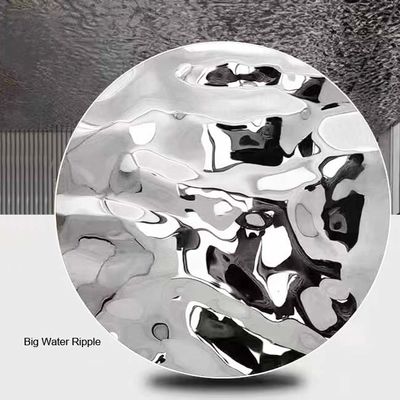 Bon prix Ensemble de couverts de couleurs pour mariage en acier inoxydable plaque de base argent ondulé en ligne