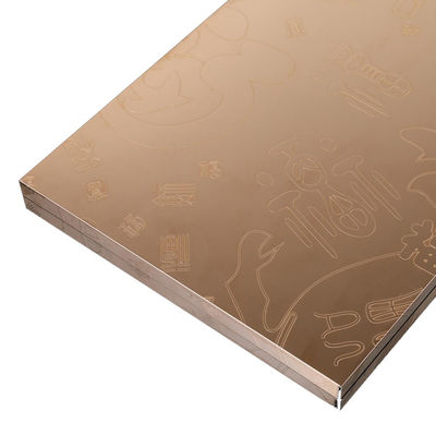 Bon prix Couleur antique or noir laiton partiellement brossé ligne de cheveux gravure feuille d'acier inoxydable pour la décoration intérieure de l'ascenseur en ligne