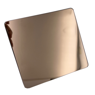 Plaque en acier inoxydable couleur 304 PVD à vide Longueur 1219 mm