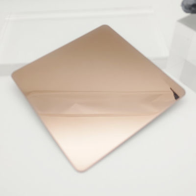 Bon prix 304 décorations murales en acier inoxydable couleur rose super 8K en ligne