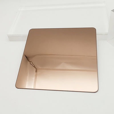 Bon prix 304 bande en acier inoxydable 3,0 mm PVD four de couleur Bronze Souper Mirror 8K en ligne