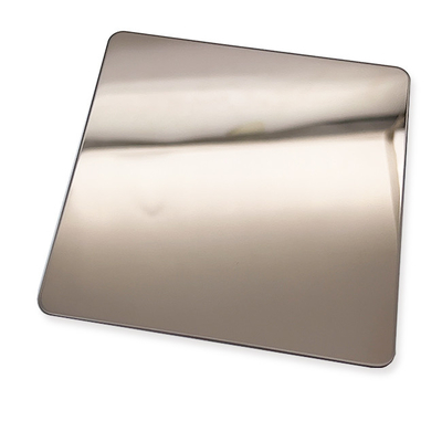 Métalliques pour 304 feuille d'acier inoxydable plat métallique élargi haut miroir café