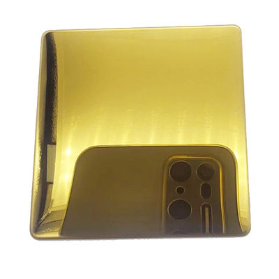 Bon prix 304 couleur dorée miroir revêtement PVD tôle d'acier inoxydable plaque d'acier inoxydable en ligne