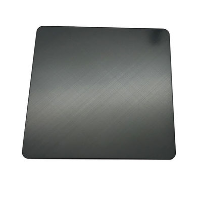 Bon prix Carte en acier inoxydable nano noir croisé anti-empreintes digitales en ligne