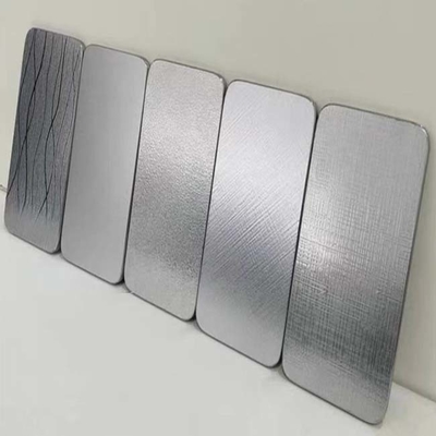 SUS 304 316L Plaque d'acier inoxydable anti-rayures de taille personnalisée pour les comptoirs