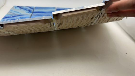 Bon prix Carreaux de mosaïque en aluminium 8K feuille de miroir 300 mm x 300 mm revêtement PVD en ligne