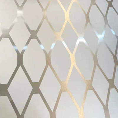 Bon prix Ligne de cheveux de gravure à l'acide en acier inoxydable gris en tôle PVD enduit de titane Panneaux de porte d'ascenseur en ligne