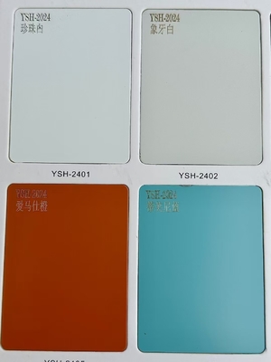 0.3 à 3 mm épaisseur couleur feuille d'acier inoxydable Livre d'échantillons pour la décoration