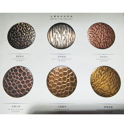 Couleur 304 antique miroir en laiton gravure en acier inoxydable