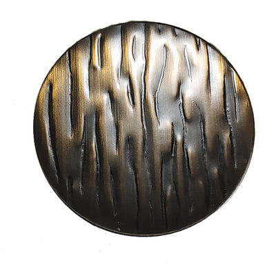 Bon prix Retro Antique Brass Bronze Copper Plated Finish Plaques en acier inoxydable en ligne