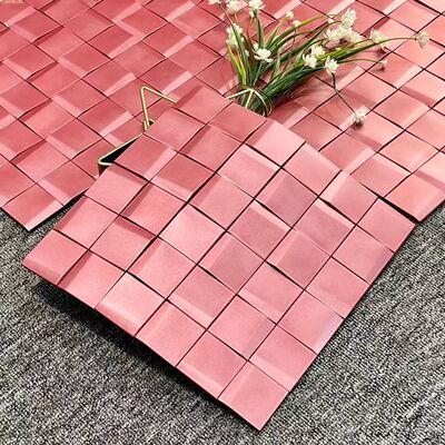 Bon prix Des mosaïques en acier inoxydable personnalisables pour les murs modernes et sophistiqués en ligne