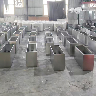 Custom Color Stainless Steel Powder Coated Aluminum Planters For Upgrade Garden Project