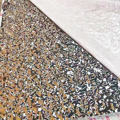 Bon prix Plafond KTV 304 Big Sliver Water Ripple Rétroviseur en relief 8k Décoration en acier inoxydable en ligne