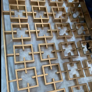 Conception Creuse en Acier Inoxydable pour Cloison de Salon, Mur de Fond, Décoration de Projet Hôtelier