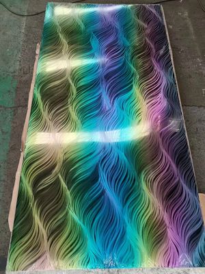 Bon prix Colorful Gradient Stainless Steel Plate - Modern Art Decoration And Personalized Design en ligne