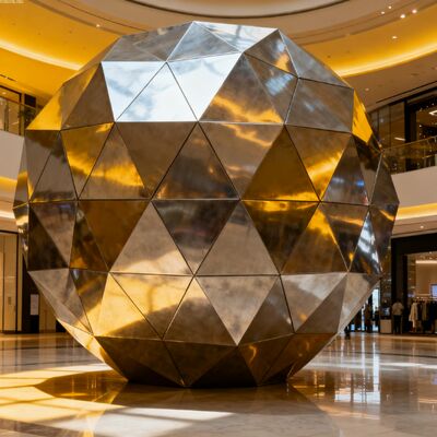 Artist Design 304 Centre de sculpture en acier inoxydable 316L NYC pour projet d'architecture