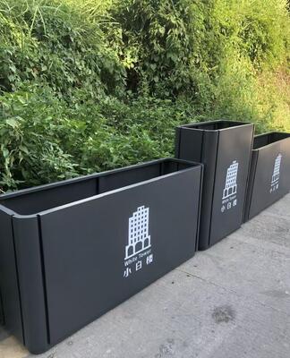 Bon prix Boîte de plantation extérieure en acier inoxydable personnalisable haut de gamme avec trous de drainage en ligne