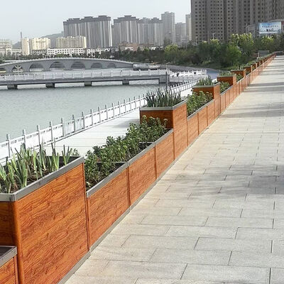 Bon prix Système de boîte de plantation verticale en acier inoxydable sur mesure en ligne