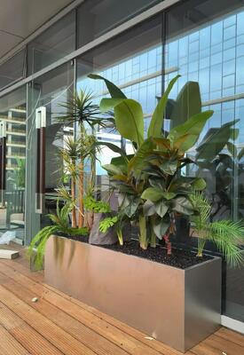 Bon prix Boîte de plantation en acier inoxydable avec revêtement de mousse - Dimensions personnalisées en ligne