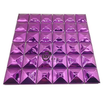 Bon prix Carreaux de mosaïque métalliques de taille standard en nickel brossé, taille personnalisée en ligne