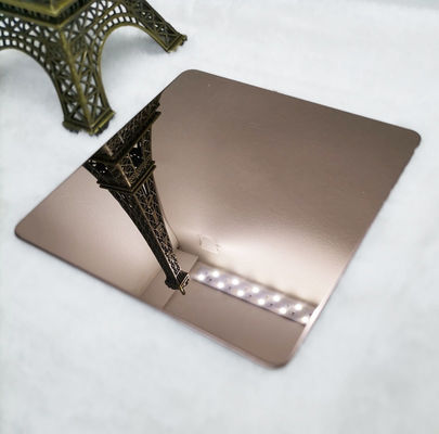 Bon prix feuille en bronze 1219*2438 1219*3048 d'acier inoxydable du miroir 8k en ligne