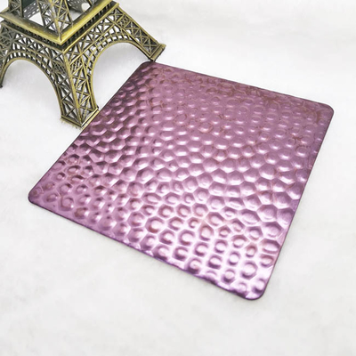 Feuille de relief modelée Rose Red d'acier inoxydable 0.8mm à 3mm profondément